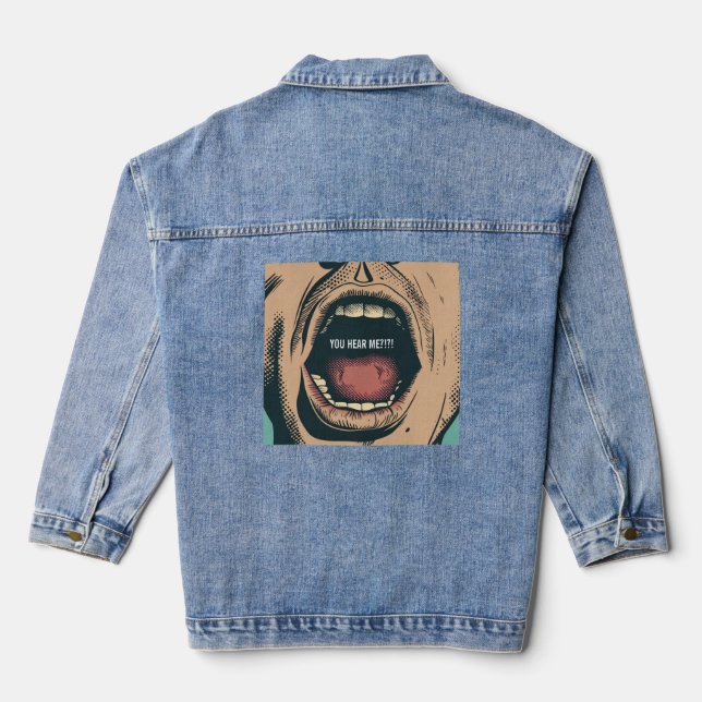 Chaqueta Vaquera Me Escuchas (Reverso )