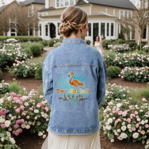 Chaqueta Vaquera Me gustan los flamencos -No son como yo 