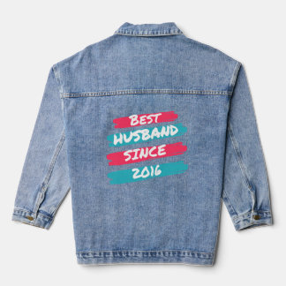 Chaqueta Vaquera Mejor Esposo desde 2016 8º aniversario del Boda