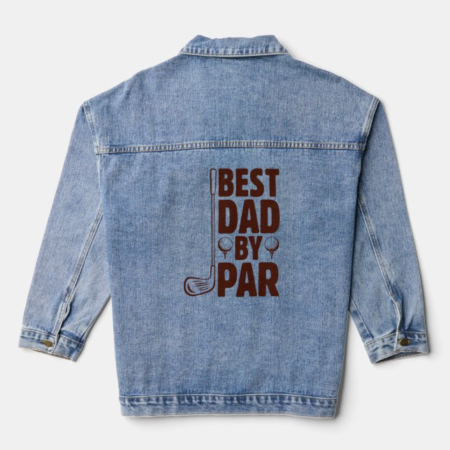 Chaqueta Vaquera Mejor Papá De Par Golf Dad (Reverso )