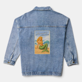 Chaqueta Vaquera Mermaids Make Waves Retro Pin-Up | Coastal Beach