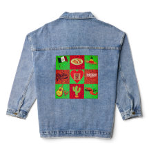 México Amor Denim Jacket