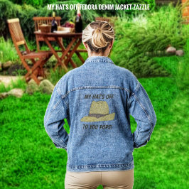 Chaqueta Vaquera Mi Gorra fuera de Fedora