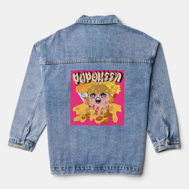 Chaqueta Vaquera Mikitiez popqueen popcorn moivenight cinema (Reverso )