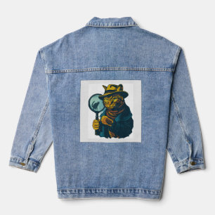 Chaqueta Vaquera Misterio del gato detective