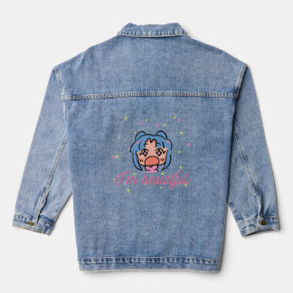 Chaqueta Vaquera Moda Kawaii:  'I'm Beautiful