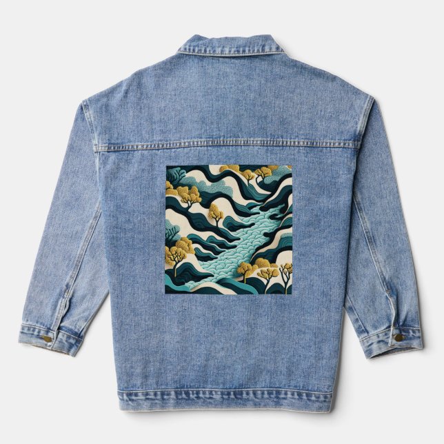 Chaqueta Vaquera Modern Landscape (Reverso )