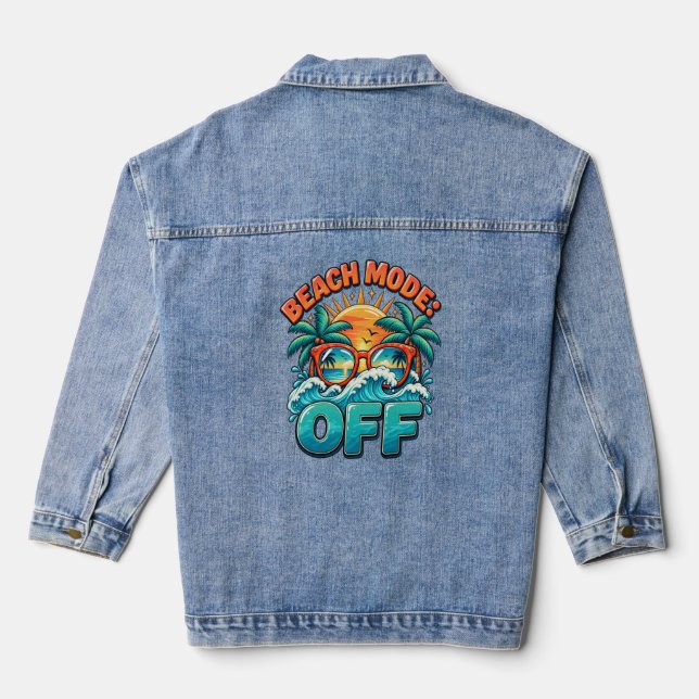 Chaqueta Vaquera Modo Playa : Desactivado (Reverso )