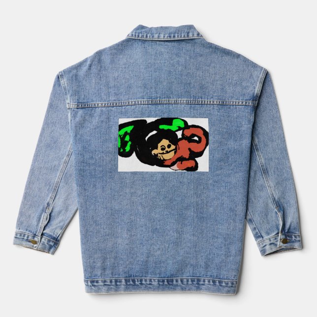 Chaqueta Vaquera Mono lindo  (Reverso )