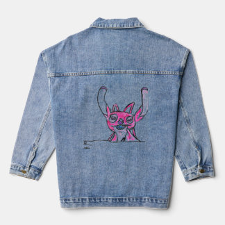 Chaqueta Vaquera Monstre rose Denim Jacket