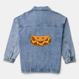 Chaqueta Vaquera monstruo del hotdog de halloween divertido