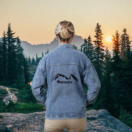 Chaqueta Vaquera Montañas