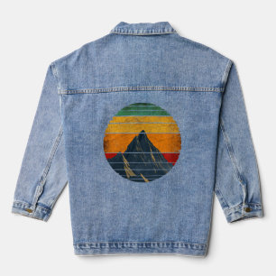 Chaqueta Vaquera Montañismo Vintage Retro de Escalada en Montaña