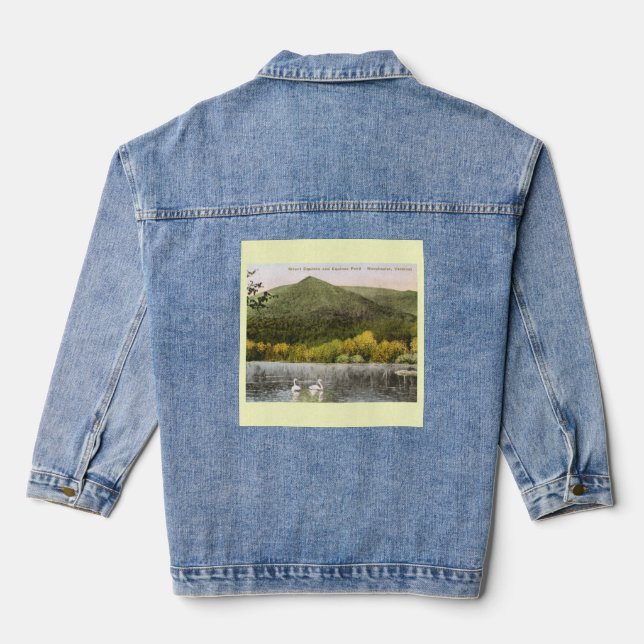 Chaqueta Vaquera Monte Equinox, Manchester, Vermont Vintage (Reverso )