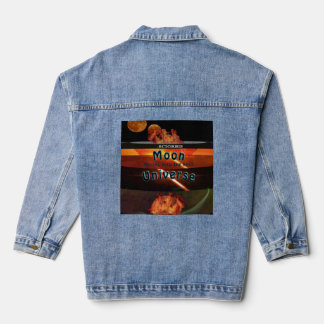 Chaqueta Vaquera Moon Moving Into the Next Universe Denim Jacket