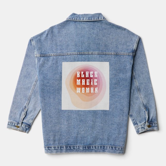 Chaqueta Vaquera Mujer de magia negra (Reverso )
