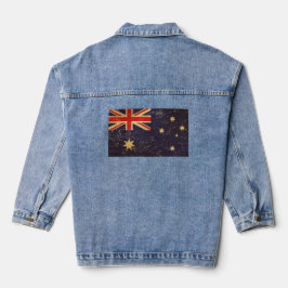 Chaqueta Vaquera Mujeres australianas de diseño de cosecha de bande