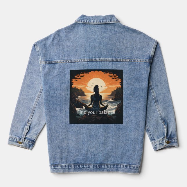Chaqueta Vaquera Mujeres Denim, Jean Jacket - Mediadora, puesta del (Reverso )
