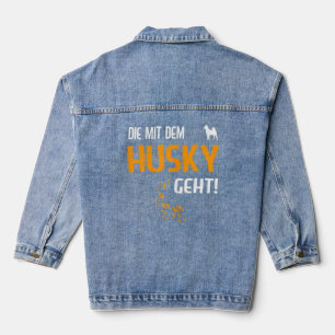 Chaqueta Vaquera Mujeres Perro traje Femenino Mama Die Mit Dem Husk