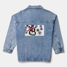 Chaqueta Vaquera Muñeco de nieve invierno 