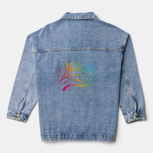 Chaqueta Vaquera Namaste   Yoga de meditación espiritual moderna