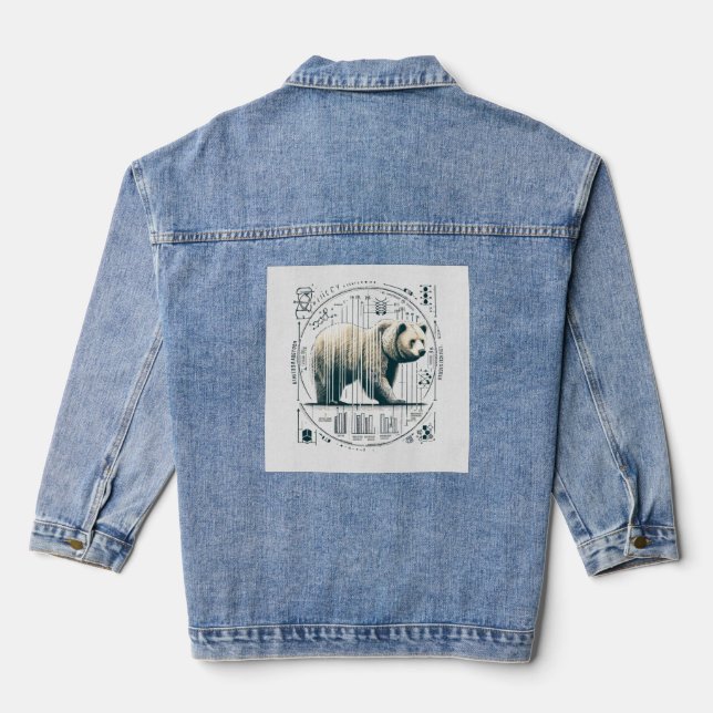 Chaqueta Vaquera Nana Bear Wild Animal (Reverso )