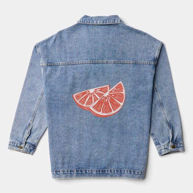 Chaqueta Vaquera Naranja (Reverso )