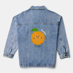 Chaqueta Vaquera Naranja de danza dulce cítricos