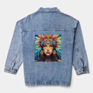 Chaqueta Vaquera NATIONAL AMERICANA INDIA Denim Jean Jacket