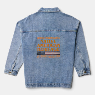 Chaqueta Vaquera Nativo Americano Denim Jacket