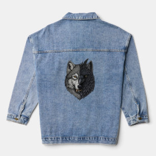 Chaqueta Vaquera Naturaleza silvestre Crow-Wolf Raven