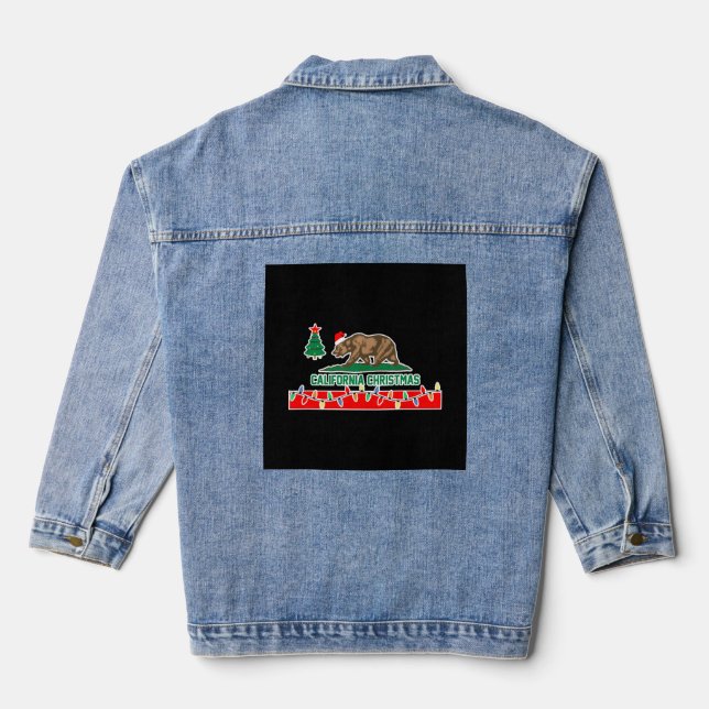 Chaqueta Vaquera Navidades de California (Reverso )