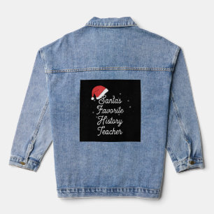 Chaqueta Vaquera Navidades de profesores de historia