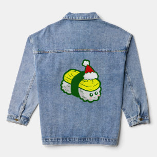Chaqueta Vaquera navidades kawaii tamago sushi santa