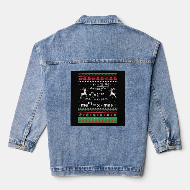 CHAQUETA VAQUERA NAVIDADES MATH (Reverso )