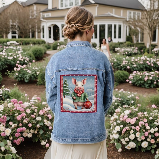 Chaqueta Vaquera Navidades Piglet (Reverso Boda)