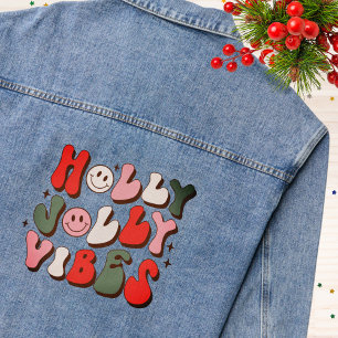 Chaqueta Vaquera Navidades Retro Holly Jolly Vibes Festividades de