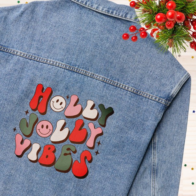 Chaqueta Vaquera Navidades Retro Holly Jolly Vibes Festividades de  (Subido por el creador)