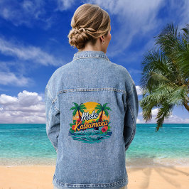 Chaqueta Vaquera Navidades tropicales de Mele Kalikimaka