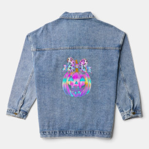 Chaqueta Vaquera Neon Coquette Halloween
