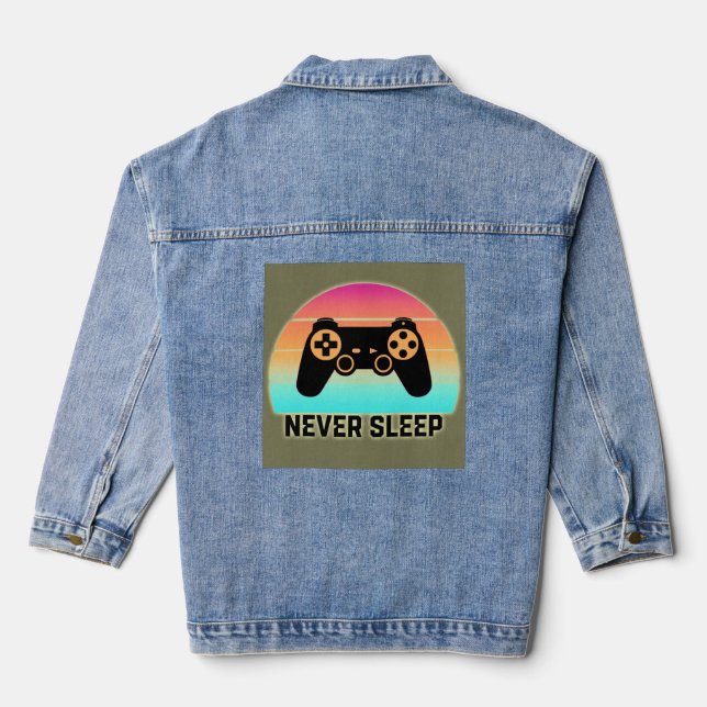 Chaqueta Vaquera Never Sleep (Reverso )
