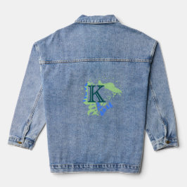 Chaqueta Vaquera Nido de pájaro - Letra inicial personalizada K ver