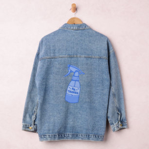 Chaqueta Vaquera No, gracias. Botella de spray humor sassy