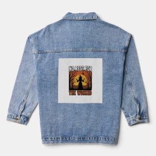 Chaqueta Vaquera No Hay Descanso Para Los Malvados Bruja Vintage Ha