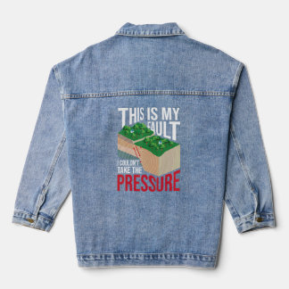 Chaqueta Vaquera No se podía tomar la geología de presión de la cie