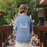 Chaqueta Vaquera Novia<br><div class="desc">Gorgoous Bride Denim Chaqueta. ¡Perfecto para la foto con la fiesta de las novias!</div>