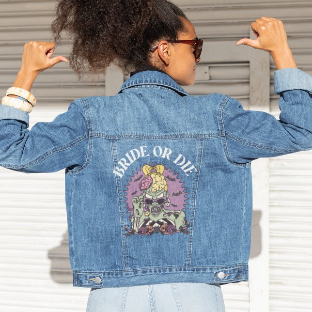 Chaqueta Vaquera Novia O Muere Divertida Novialidad Denim Jacket (Subido por el creador)