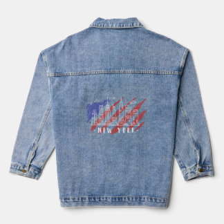Chaqueta Vaquera Nueva York City Skyline New Yorkers New Yorker Ame
