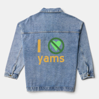 Chaqueta Vaquera Odio los Ñames Sin Amor