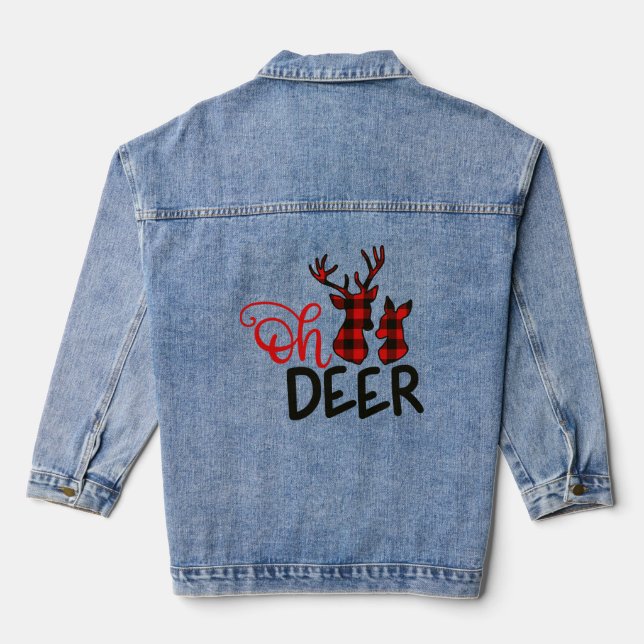 Chaqueta Vaquera Oh Deer Bufalo Plaid (Reverso )